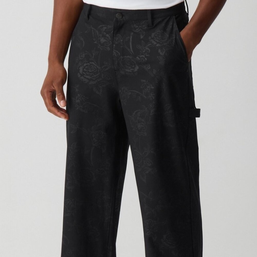 NWT Men's Fabletics Don Baggy Carpenter Pant  35x32